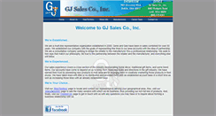 Desktop Screenshot of gjsalesinc.com