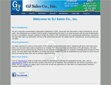 Tablet Screenshot of gjsalesinc.com